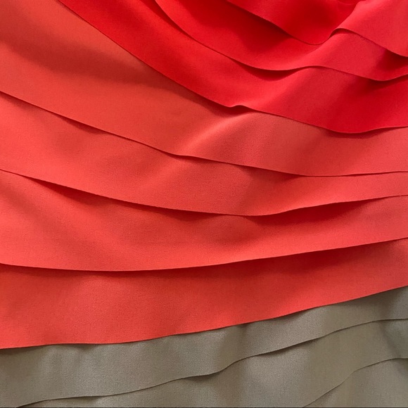 Ark & Co Layered Ombré Strapless Dress - Picture 2 of 6